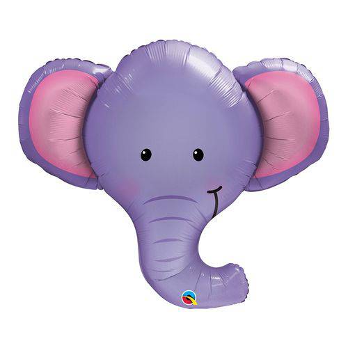 Balão Metalizado 39 Polegadas - Ellie o Elefante - Qualatex