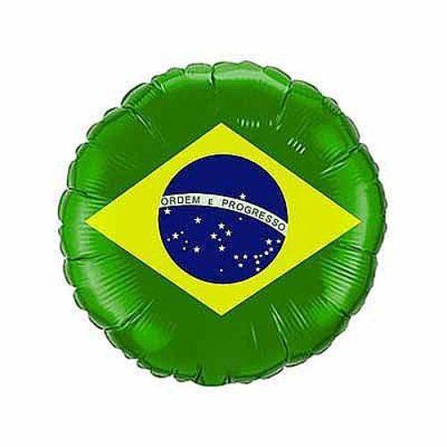 Balão Metalizado Brasil Copa do Mundo N9