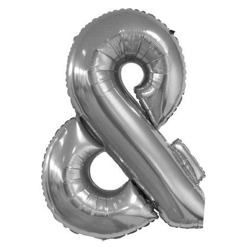 Balão Metalizado Comercial Prata - Grabo