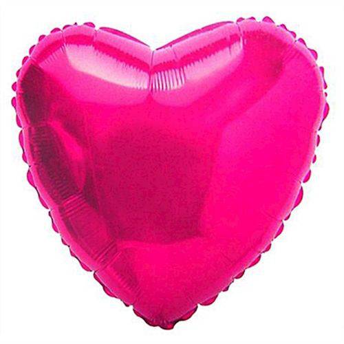 Balão Metalizado Coração 4 Polegadas - 10 Cm Pink