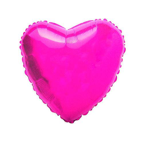 Balão Metalizado Coração 18" (aprox. 45cm) Pink