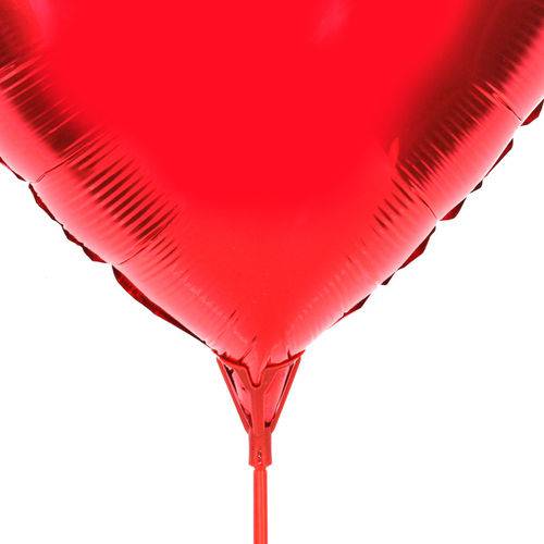 Balão Metalizado Coração com Vareta