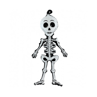 Balão Metalizado Esqueleto Halloween 74cm Grabo
