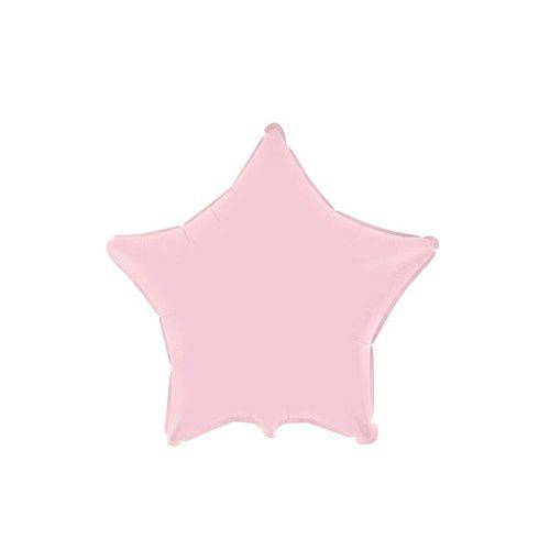Balão Metalizado Estrela Rosa Baby - Flexmetal