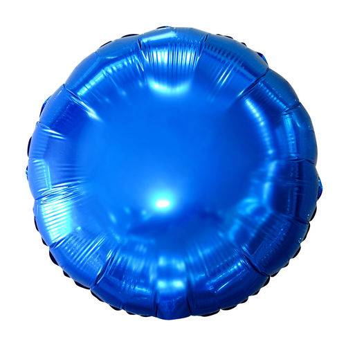 Balão Metalizado Redondo Azul 18" Mundo Bizarro 0497