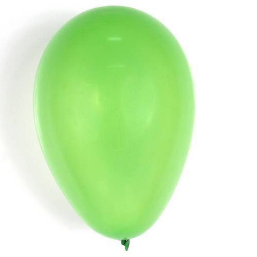 Balão N°7 Liso Verde Maça com 50 Unidades