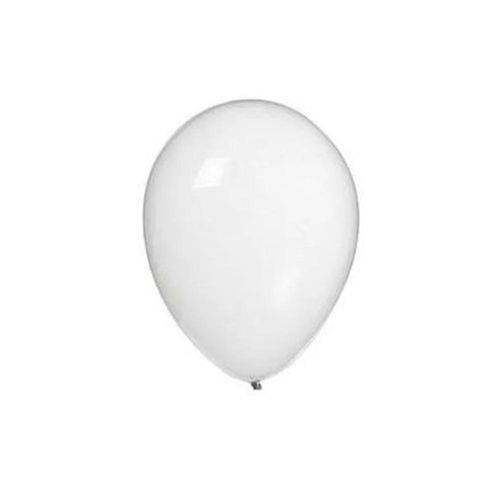 Balão N9 Redondo Transparente Clear Balloon com 50 Unidades Pic Pic