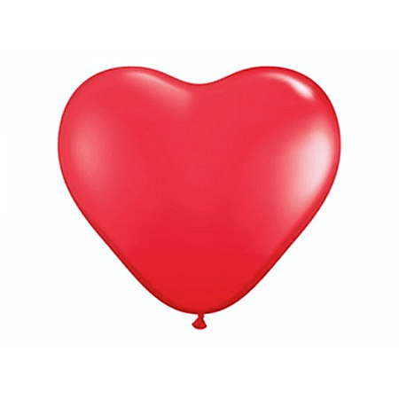 Balão Pic Pic Coração N.10 Vermelho - 25 Unidades