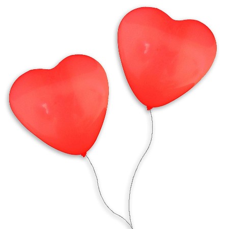 Balão Pic Pic Coração N.6 Vermelho - 50 Unidades