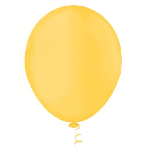 Balão Redondo Amarelo Tamanho 5 C/50 - Pic Pic