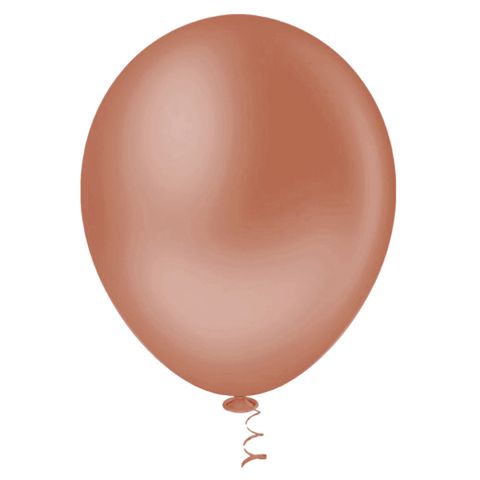 Balão Redondo Marrom Tamanho 9 C/50 - Pic Pic