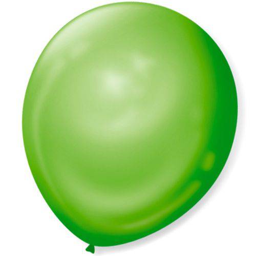 Balão São Roque Cintilante N°7 C/50 Verde