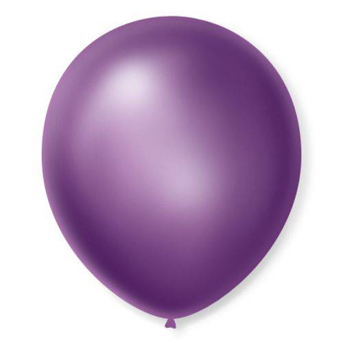 Balão São Roque Cintilante N°7 C/50 Violeta