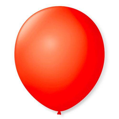 Balão São Roque N°9 C/50un Vermelho Quente