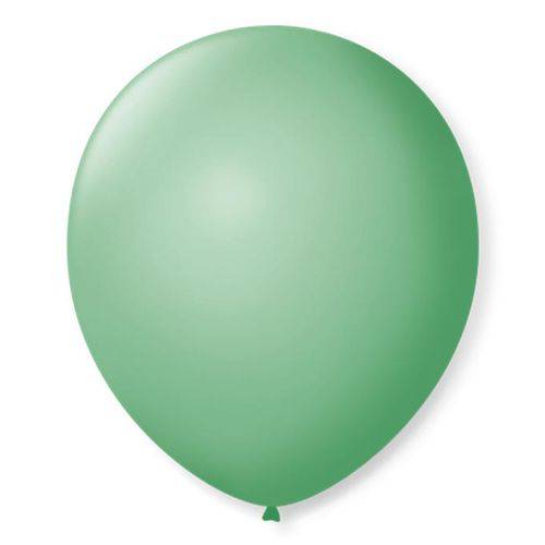 Balão São Roque Número 7 Verde Lima 50 Unidades