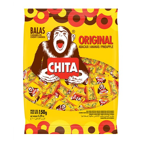 Balas Chita Original Abacaxi 150g