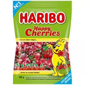 Balas Happy Cherries Haribo 100g