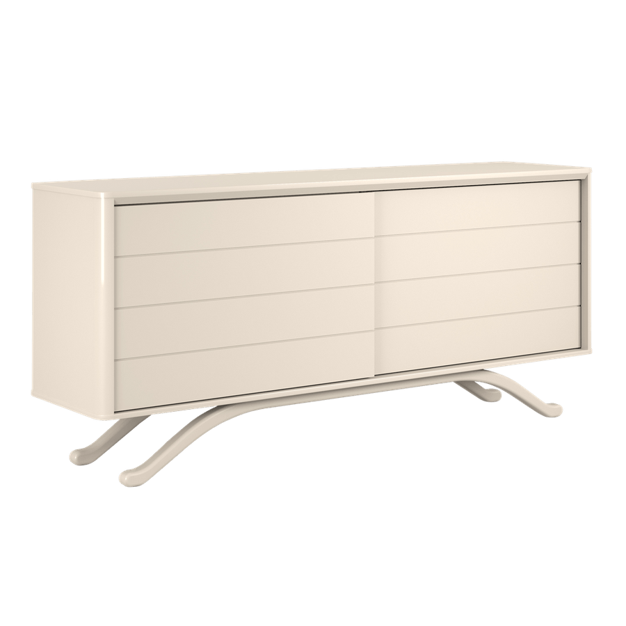 Balcão Chermont 02 Portas Off White - Wood Prime VM 20418