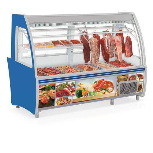 Balcão Refrigerado para Carne Gelopar 2,10m Pop Duplex Gcpc-210 220v
