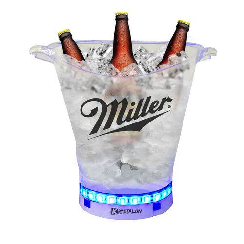 Balde de Gelo com LED Transparente Acrílico PS 5L Miller