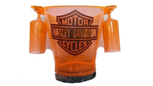 Balde LED Harley Davidson Laranja - Compre na Imagina só