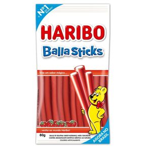 Balla Sticks de Morango Haribo 80g