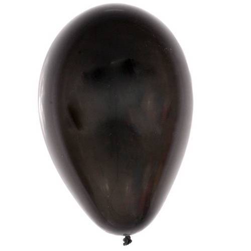 Balões N 7,0 Liso Imperial Preto Ébano 50un 6050 São Roque