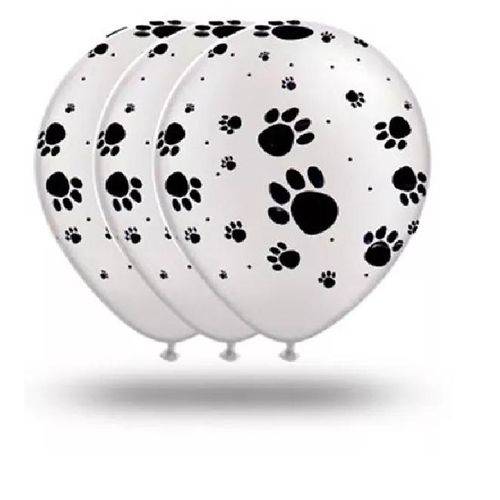 Balões Patinhas de Cachorro ou Patrulha Canina -100 Unidades
