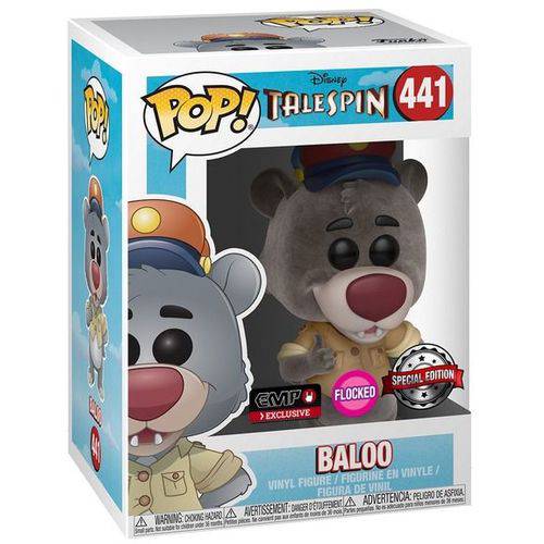 Baloo 441 Exclusivo Flocked Pop Funko TaleSpin Disney