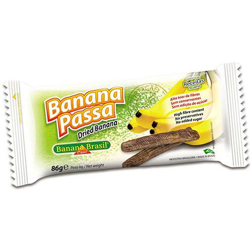 Banana Passa 86g - Banana Brasil
