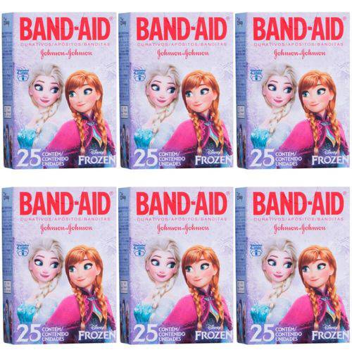 Band Aid Frozen Curativo Infantil C/25 (kit C/06)