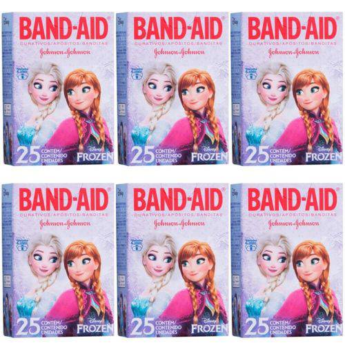 Band Aid Frozen Curativo Infantil C/25 (kit C/06)
