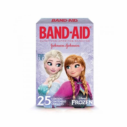 Band Aid Johnson e Johnson Frozen 25 Unidades