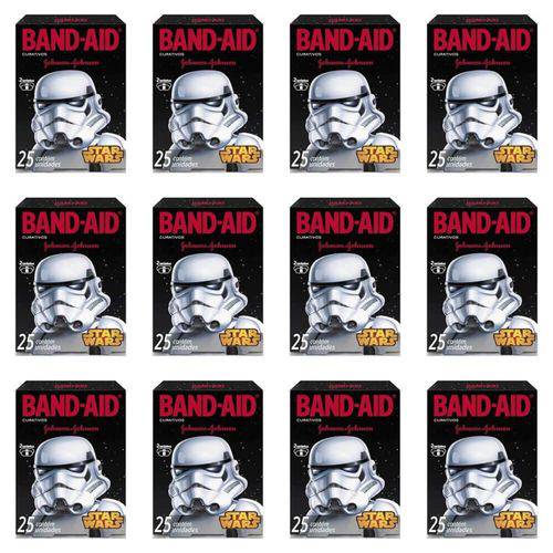 Band Aid Star Wars Curativo Infantil C/25 (kit C/12)