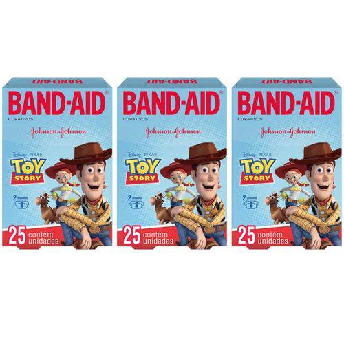 Band Aid Toy Story Curativo Infantil C/25 (kit C/03)