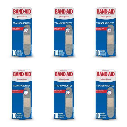 Band Aid Transparente Curativo C/10 (kit C/06)