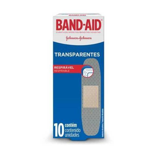 Band Aid Transparente Curativo C/10