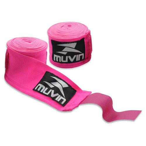 Bandagem Elástica - 300cm X 5cm - Pink - Muvin Bdg-300