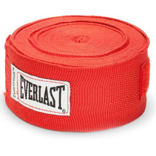 Bandagem Elástica Everlast 4,60 Metros Vermelha