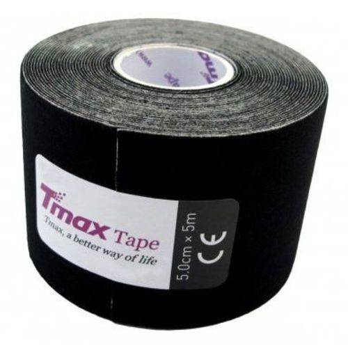 Bandagem Elastica Preto Tmax Tape Kinesiology