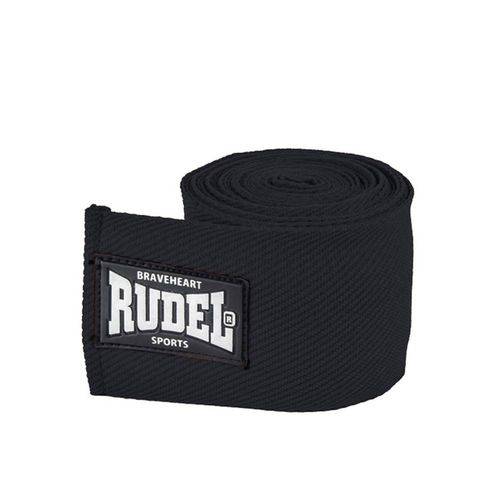 Bandagem Rudel Elástica - Rudel Sports-50mm X 3mt-Preto
