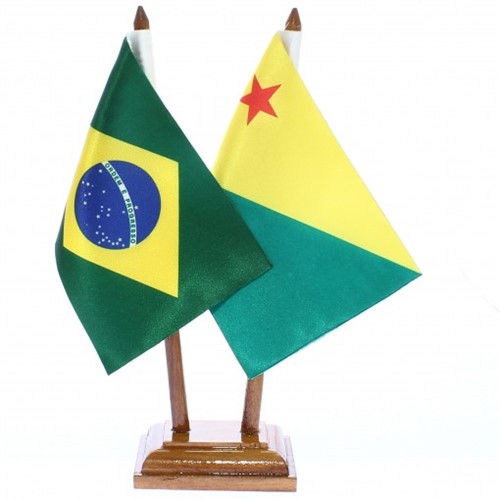 Bandeira de Mesa Brasil e Acre 6465PM
