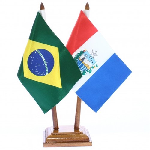 Bandeira de Mesa Brasil e Alagoas 6466PM