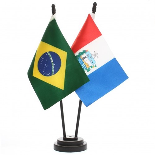 Bandeira de Mesa Brasil e Alagoas 6438PP
