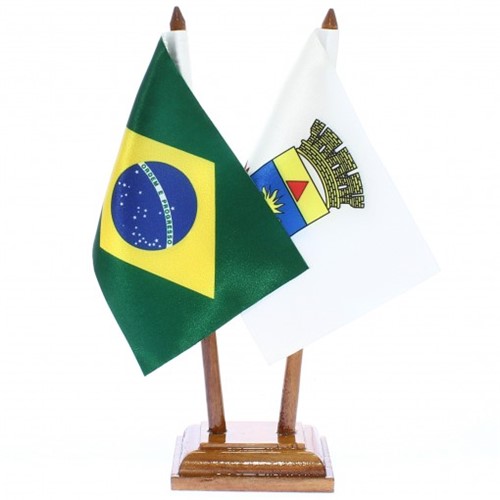 Bandeira de Mesa Brasil e Belo Horizonte 6412PM