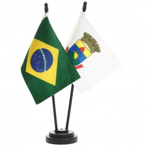 Bandeira de Mesa Brasil e Belo Horizonte 6495PP