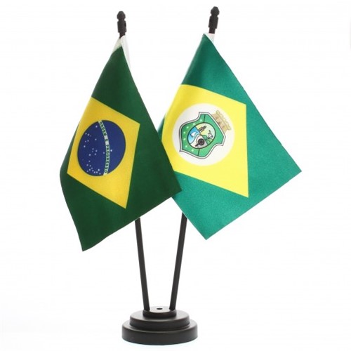 Bandeira de Mesa Brasil e Ceará 6442PP