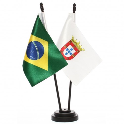 Bandeira de Mesa Brasil e Dom João III 6533PP