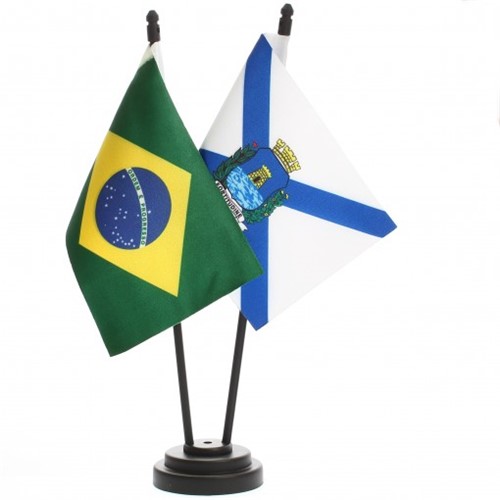 Bandeira de Mesa Brasil e Fortaleza 6501PP
