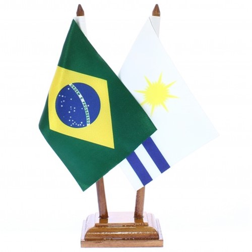 Bandeira de Mesa Brasil e Palmas 6425PM